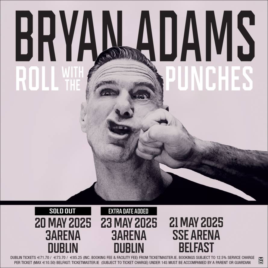 Bryan Adams new album ‘Roll With The Punches’ out August 29th 