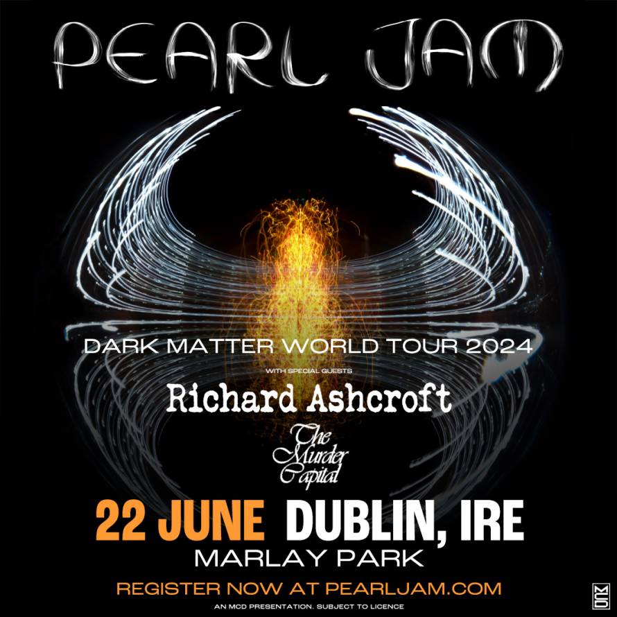 Pearl Jam announce Dark Matter World Tour coming to Marlay Park this June